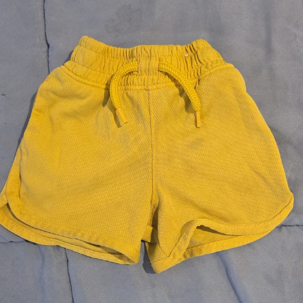 Yellow Kids Shorts